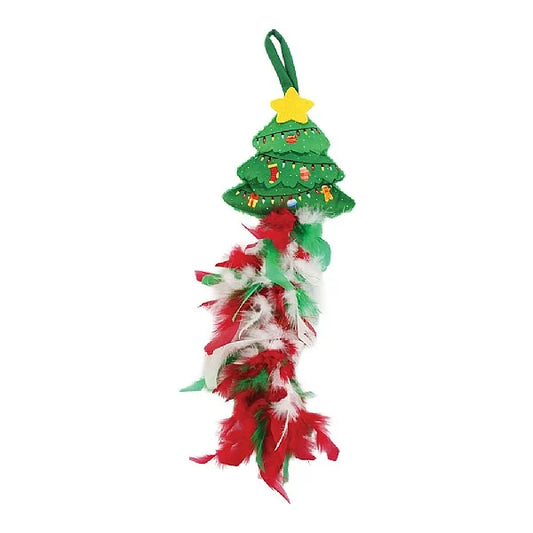 Happy Pet Christmas Tree Door Hanger Cat Toy