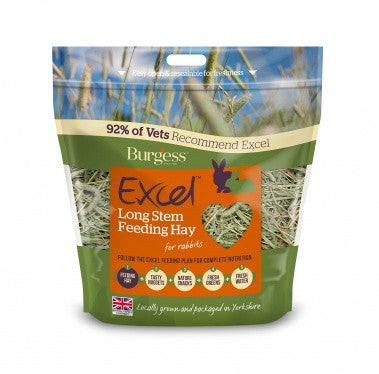 Burgess Excel Long Stem Feeding Hay 1kg