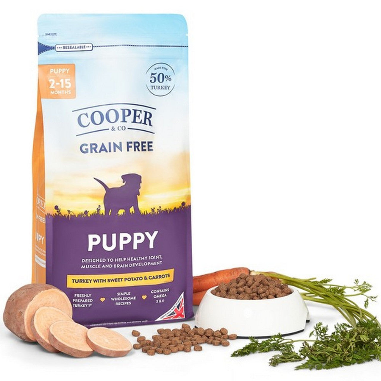 Cooper & Co. Grain Free Puppy Turkey with Sweet Potato & Carrots