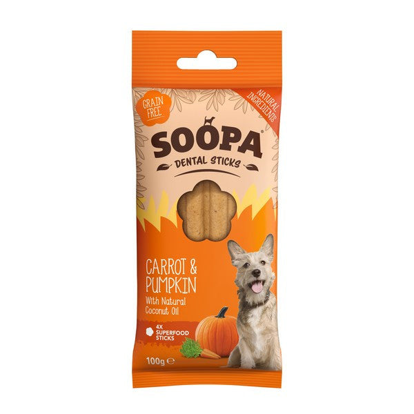 Soopa Dental Sticks Carrot & Pumpkin