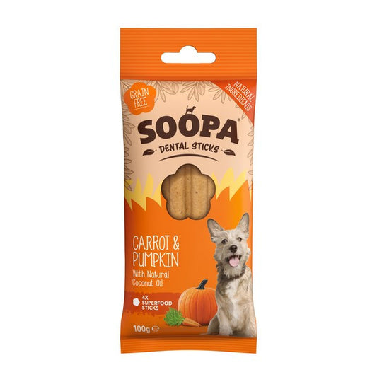 Soopa Dental Sticks Carrot & Pumpkin