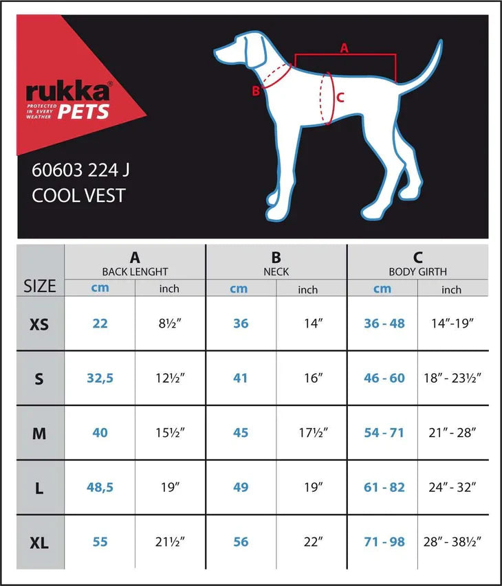 Rukka Grey Cooling Dog Vest