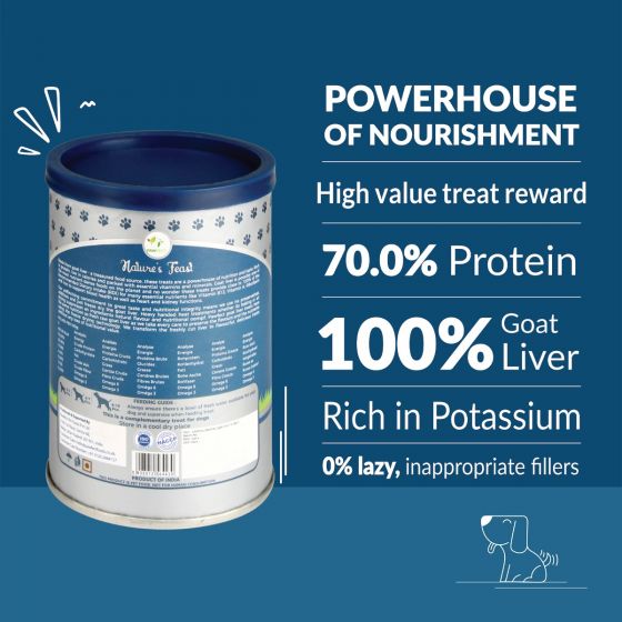 Pawfect Natures Feast Freeze Dried Treats 50g