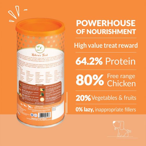 Pawfect Natures Feast Freeze Dried Treats 50g