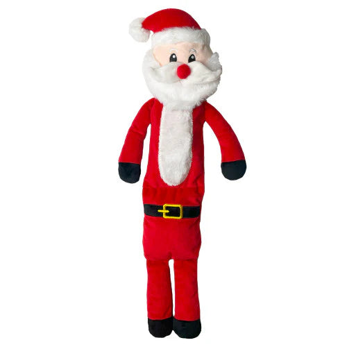 Happy Pet Squeaky Santa Soft Dog Toy