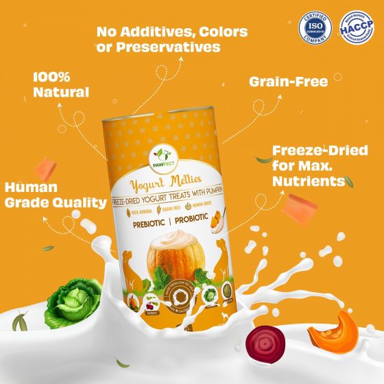 Pawfect Yogurt Melties Pre and Probiotic Dog Treats 38g