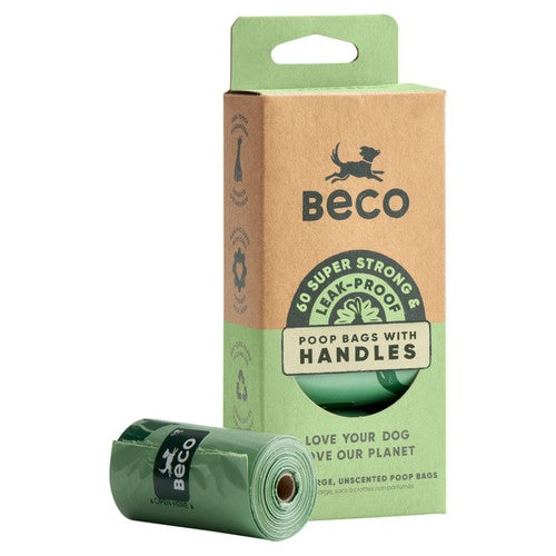 Beco Unscented Poop Bags with Handles