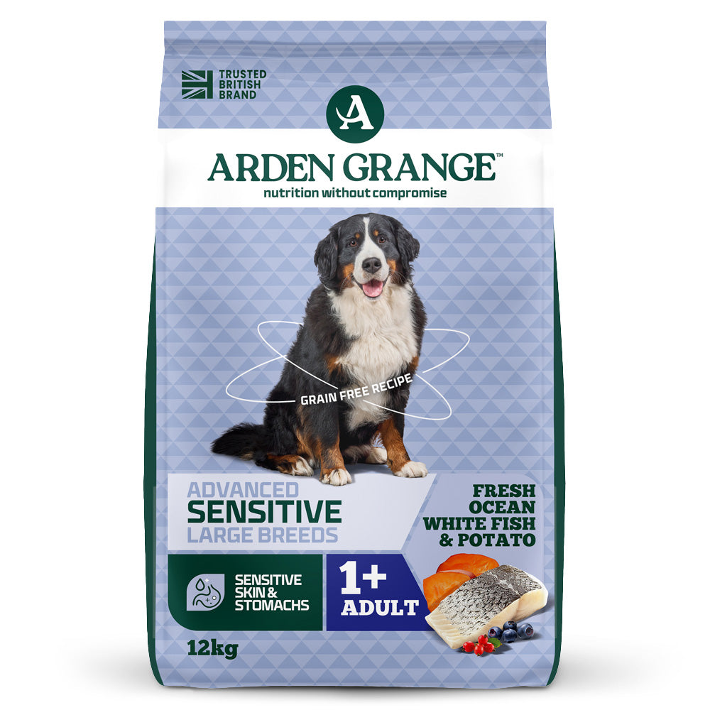 Arden Grange Adult Dry Dog Food Sensitive Ocean White Fish & Potato