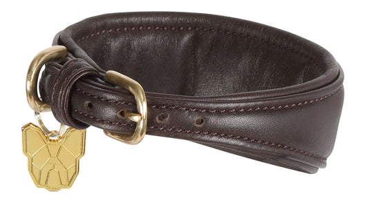 Digby & Fox Greyhound Collar Brown