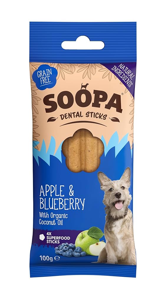 Soopa Apple & Blueberry Dental Sticks