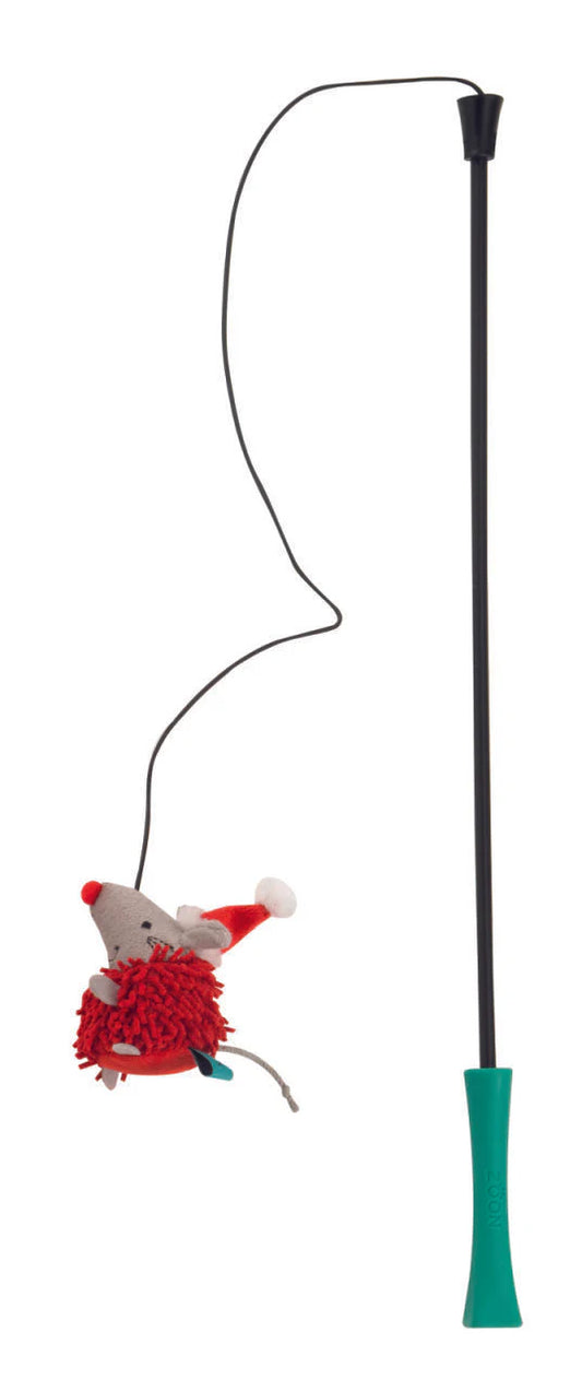 Zoon Nip-it ChristMouse Tickle Stick