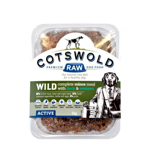 Cotswold Raw Active 80/20 Duck & Venison Mince