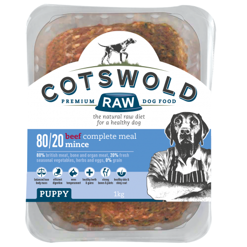 Cotswold Raw Active 80/20 Puppy Beef