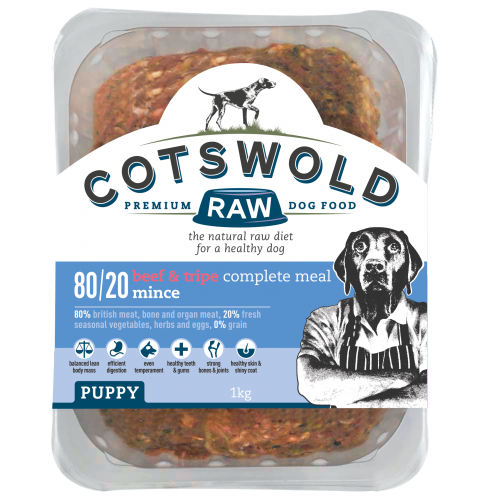 Cotswold Raw Active 80/20 Puppy Beef & Tripe
