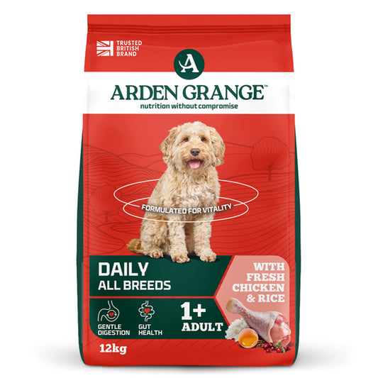 Arden Grange Adult Dog Food Fresh Chicken & Rice