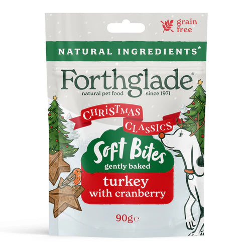Forthglade Christmas Turkey with Soft Cranberry  Bites 90g