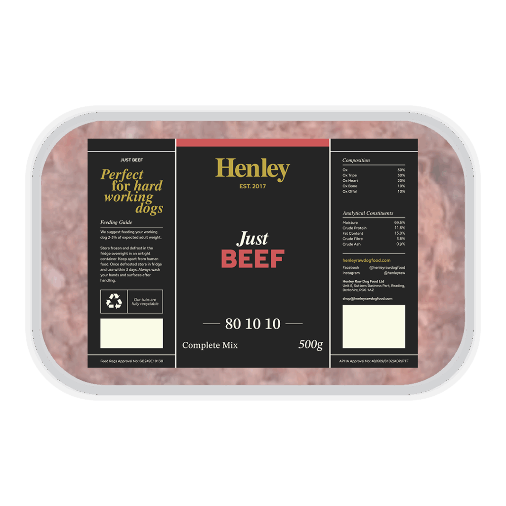 Henley Raw Just Ox Complete 500g