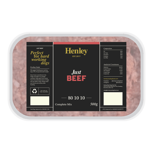 Henley Raw Just Ox Complete 500g