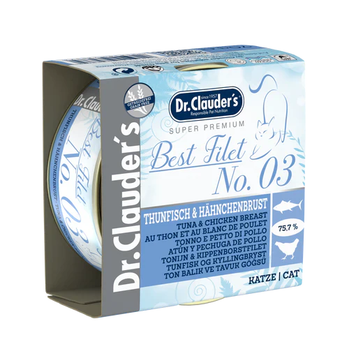 Dr Clauder's Best Filet No 3 Tuna & Chicken Breast 70g