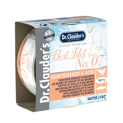 Dr Clauder's Best Filet No 7 Chicken Breast & Salmon 70g