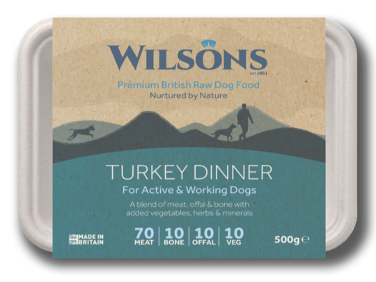 Wilsons Premium Raw Turkey Dinner