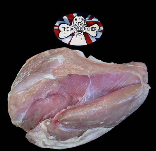 The Dogs Butcher Boneless Turkey Chunks 2kg