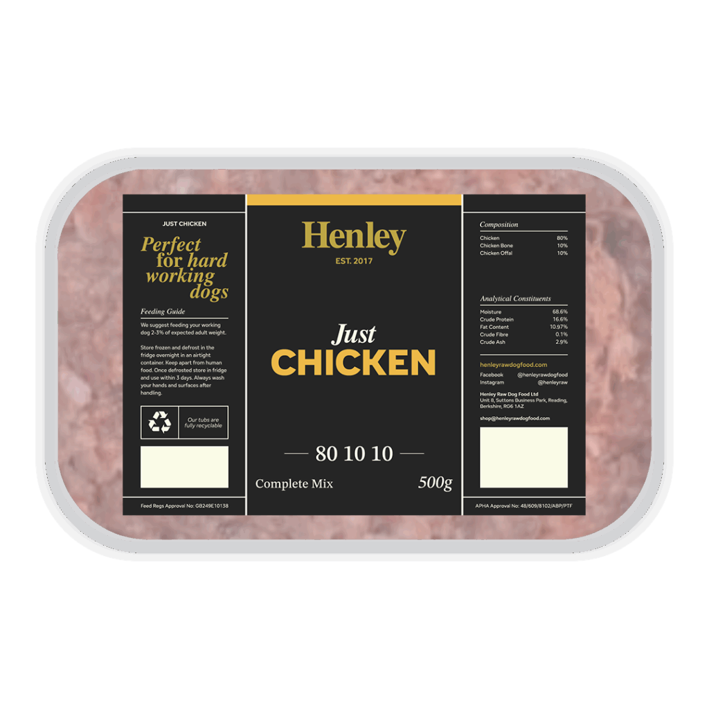 Henley Raw Just Chicken Complete 500g