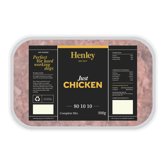 Henley Raw Just Chicken Complete 500g