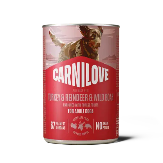Carnilove Dog Turkey, Reindeer & Wild Boar 400g