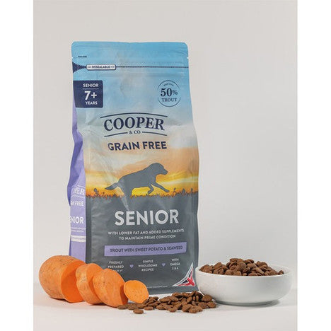 Cooper & Co. Grain Free Senior Trout with Sweet Potato and Seaweed