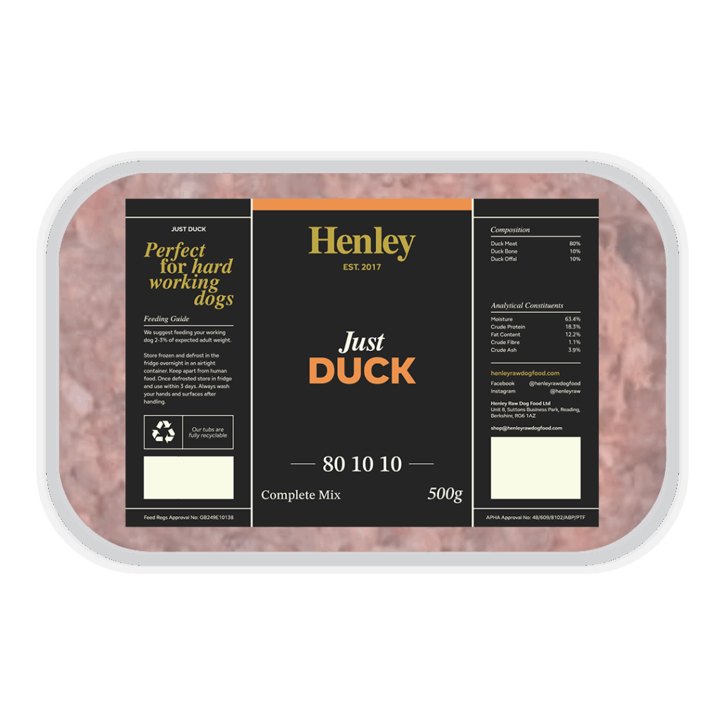 Henley Raw Just Duck Complete 500g