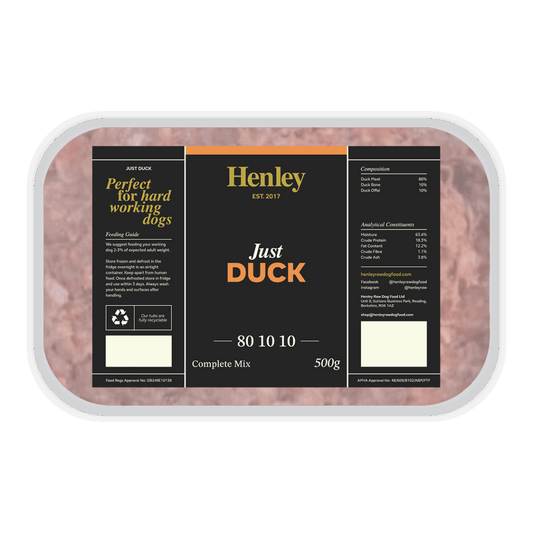 Henley Raw Just Duck Complete 500g