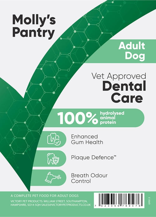 Molly's Pantry Hydrolysed Dental Care Adult Dog- Grain Free