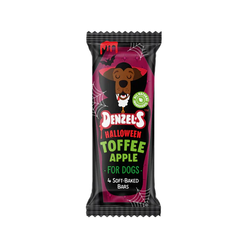 Denzel's Dog Halloween Toffee Apple Bars