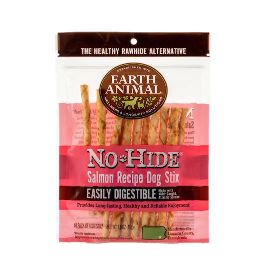 Earth Animal No Hide Chew Stix Salmon