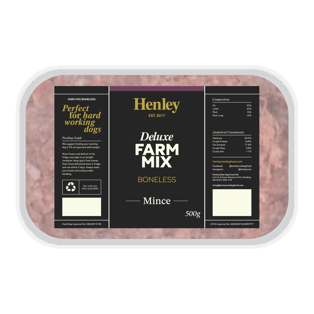 Henley Raw Boneless Farm Mix 500g