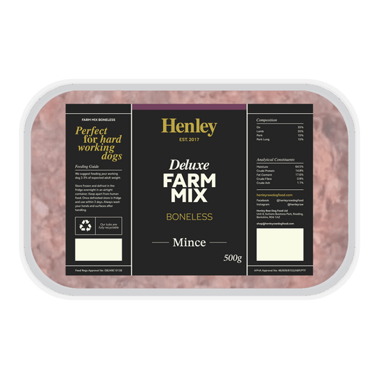 Henley Raw Boneless Farm Mix 500g
