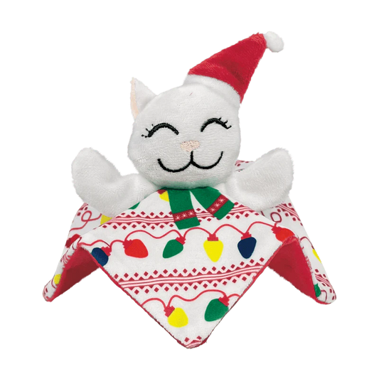 Kong Holiday Christmas Crackles Santa Kitty