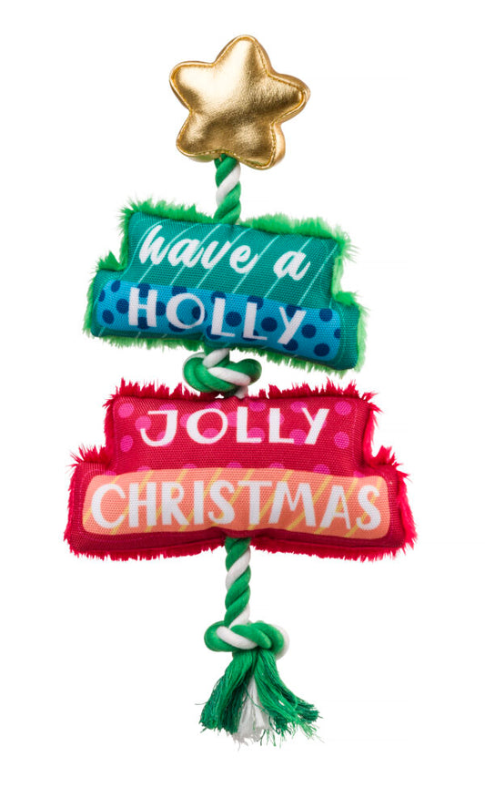 House Of Paws Plush Christmas Octopus