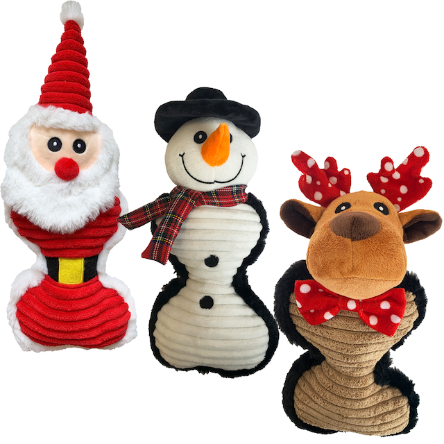 Hem & Boo Christmas Cord Dog Toy