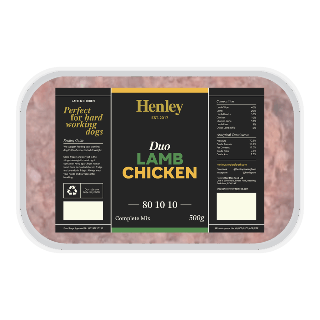 Henley Raw Lamb and Chicken Complete 500g