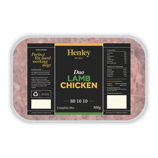 Henley Raw Lamb and Chicken Complete 500g