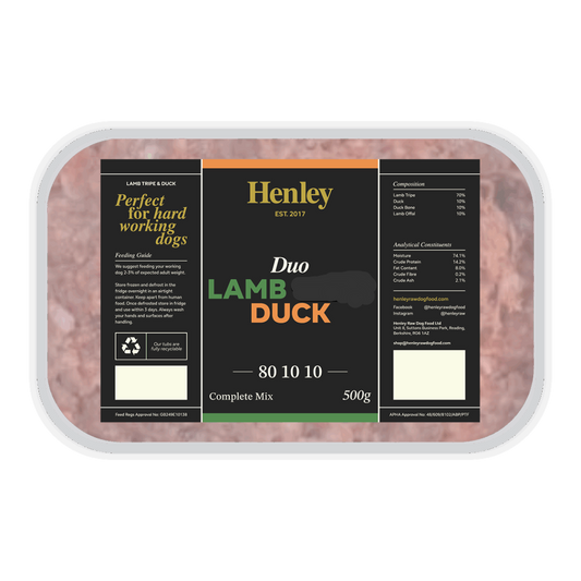 Henley Raw Lamb and Duck Complete 500g