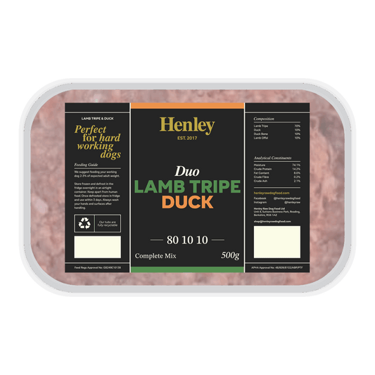 Henley Raw Lamb Tripe and Duck Complete 500g