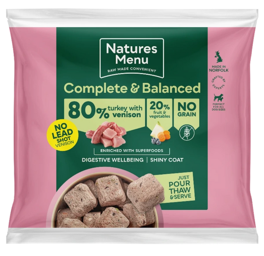 Country Hunter Frozen Venison & Turkey Nuggets 1kg