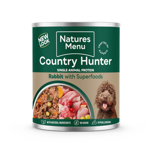 Country Hunter Adult Dog Food Rabbit 600g Tin