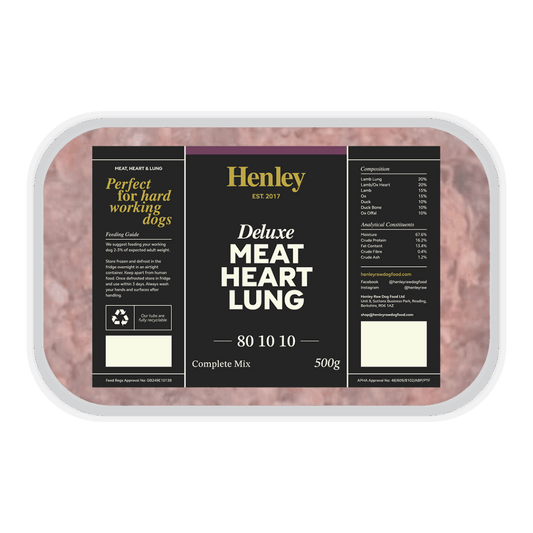 Henley Raw Meat, Heart & Lung 500g