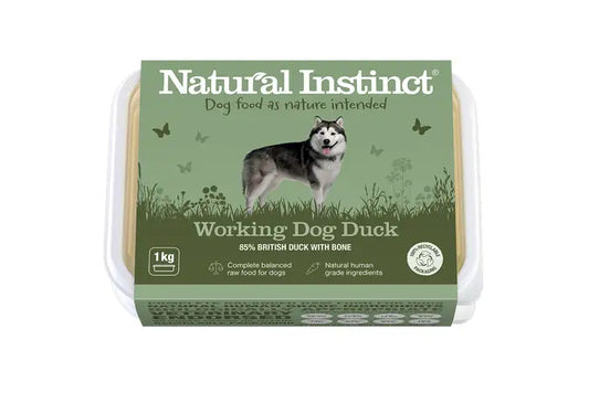 Natural Instinct Raw Working Dog Food - Duck 1kg