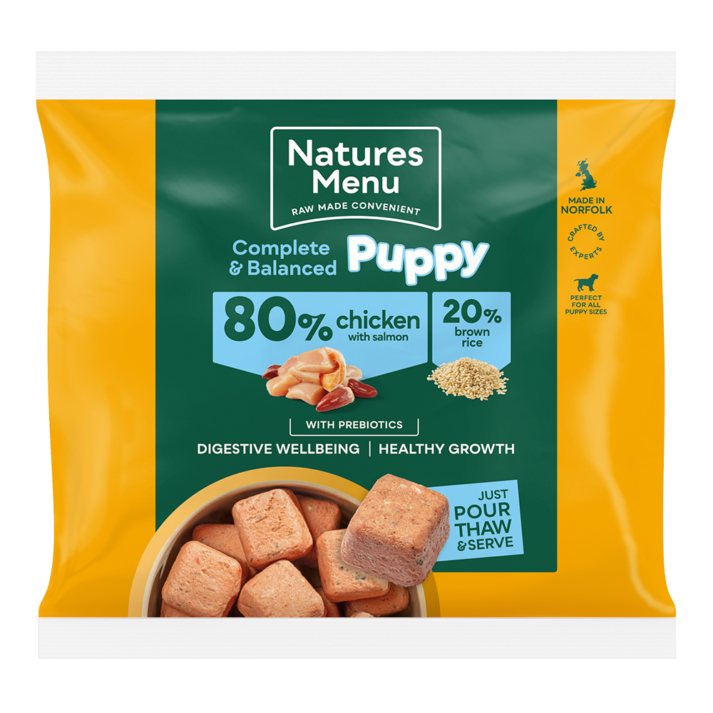 Natures Menu Puppy Chicken & Salmon Frozen Nuggets 1kg