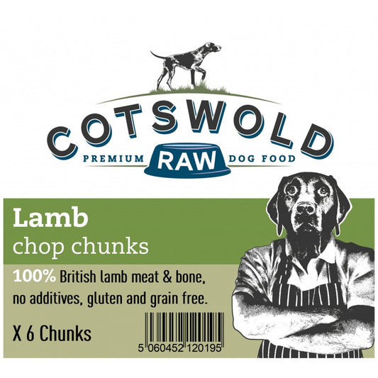 Cotswold Raw Frozen Lamb Chop Chunks x6